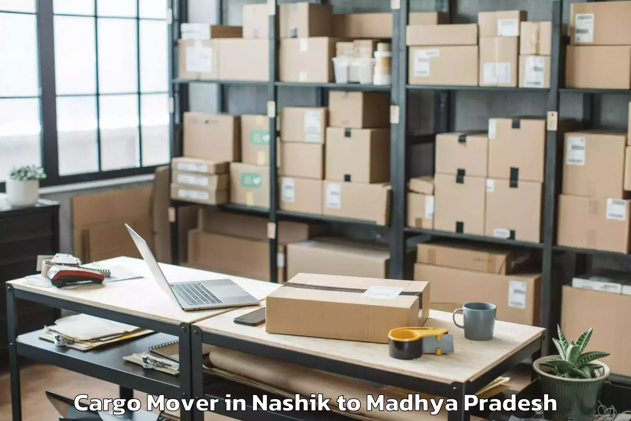 Top Nashik to Ghughri Cargo Mover Available